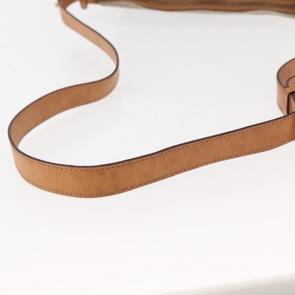 CELINE Macadam Canvas Shoulder Bag Pvc Beige Gold - Picture 7 of 13